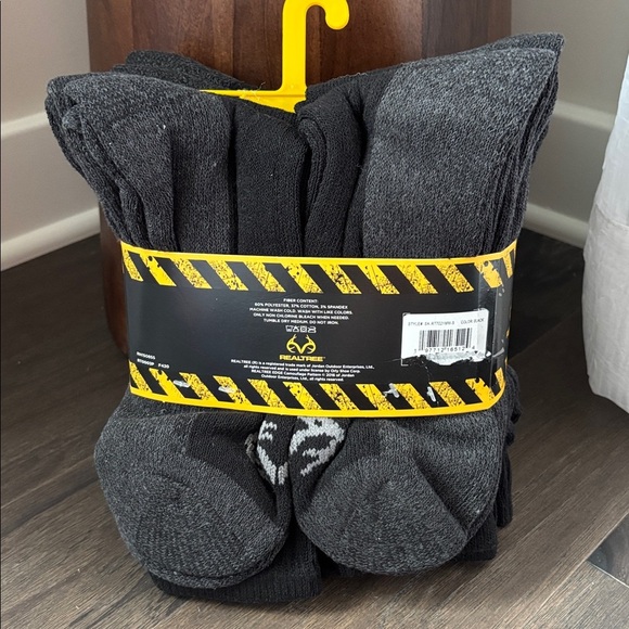 Realtree 10 pr. cotton blend, full/crew cushioned,reinforced heel & toe socks - Picture 7 of 7